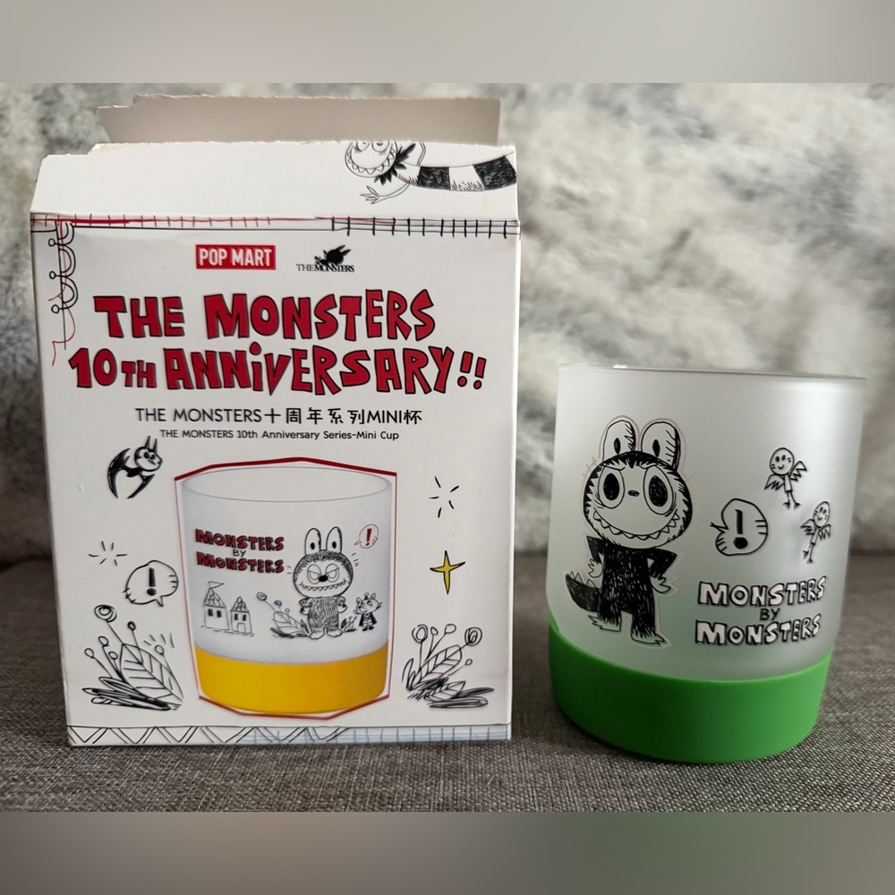 POP MART The Monsters 10th Anniversary Mini Cup Green (Zimomo)